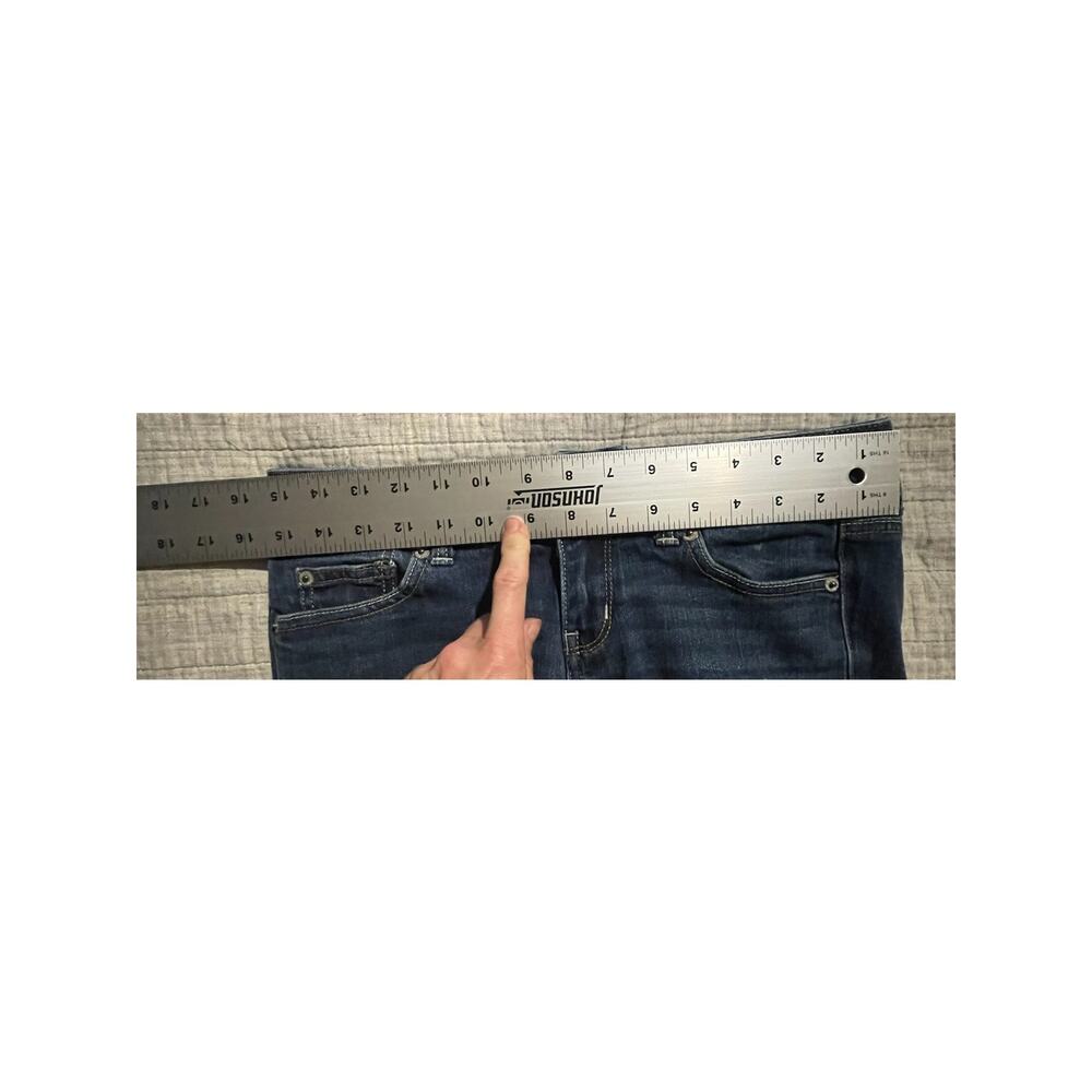 American Eagle Women’s 4 Denim Jeans - Slim Bootcut - Dark Wash Stretch - EUC - Picture 7 of 8